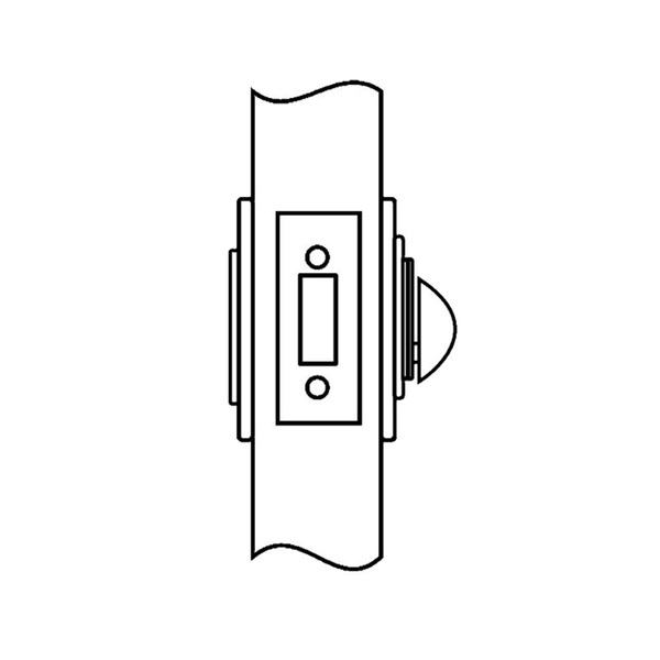Corbin Russwin Thumbturn x Blank, Satin Brass DL3060 606 - main